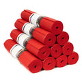 Voyage 5mm Studio Yoga Mats, 10 Pack, 72x24in - color: Red