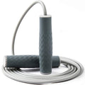 Weighted Jump Rope Workout-1LB Professional Skipping Rope with Adjustable Length and Silicone Comfortable Grips,Heavy Jumpropes Adults Fitness Women Men,Cardio Boxing Endurance Training Exercise - color: Gray