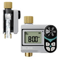 QUOBAS Zero Pressure Water Timer, Sprinkler Timer for Garden Hose Faucet | Brass Programmable Hose Timer, Rain Delay/Manual/Automatic Irrigation System, Low Pressure Watering Compatible Rain Barrel - size: Interval Program 1 Zone