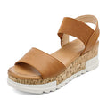 DREAM PAIRS womens Reed - color: Camel, size: 7.5