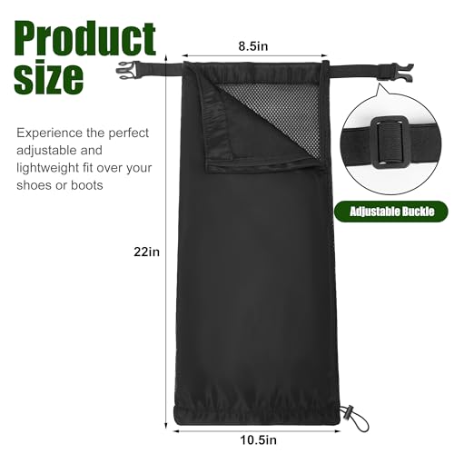 Tlswshsy 2Pcs Lawn Care Leg Gaiters, Breathable Leg Guard for Trimming, Adjustable Garden Trimming Leg Chaps for Men and Women Landscaping Farm Working Outdoor Hunting Hiking