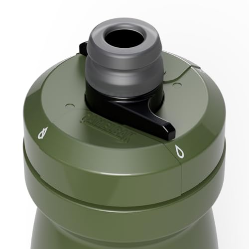 CamelBak Podium Bike Squeeze Water Bottle, High‑Flow Easy‑Squeeze Design for Cycling Performance, 21oz, Deep Fern - color: Deep Fern