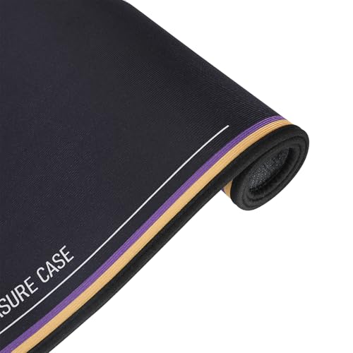 Non-Slip Floor Chair Mat for Neon Genesis Evangelion ESV & NERV Mecha Inspired Design 35"×47" - color: Purple + Orange