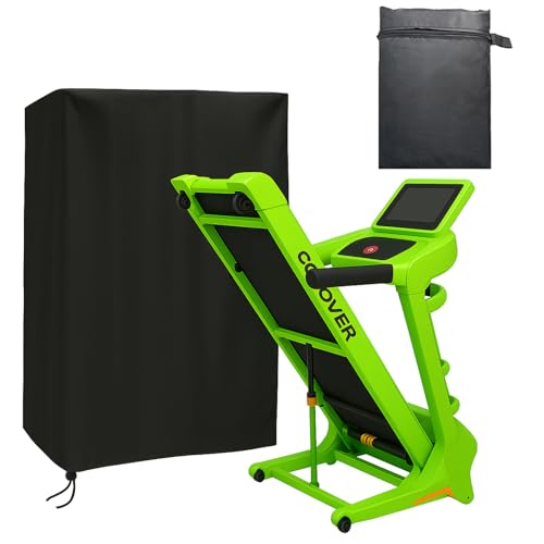 Treadmill Cover, Dustproof UV Protection Running Machine Cover, Exercise Workout Equipment Protective with Drawstring for Home Fitness Equipment Treadmill Indoor & Outdoor - size: Folded