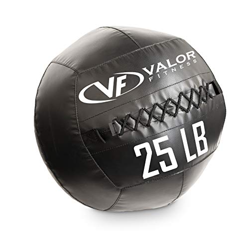 Valor Fitness Wall Ball Pros - Medicine Balls - Strength & Conditioning - Cross Training Core Workout Exercise Equipment - Weight Options Available -WBP - color: WBP-25 25lb Wall Ball Pro