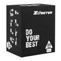 Zoomster 3-in-1 Foam Plyometric Box, Heavy-Duty Soft Plyo Jump Box with 450lbs Capacity, Reinforced Thick PVC & High-Density EPE Foam for Box Jumps, Home Gym, HIIT & Strength Training - size: 16 X 20 X 24inch