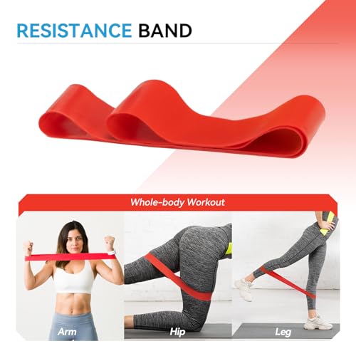 5 in 1 Foam Roller Set, High Density Patented Exercise Roller | Deep Tissue Massage Roller Stick, Massage Ball, Resistance Band for Pilates, Yoga, Whole Body Fitness Exercise, Black - color: Black