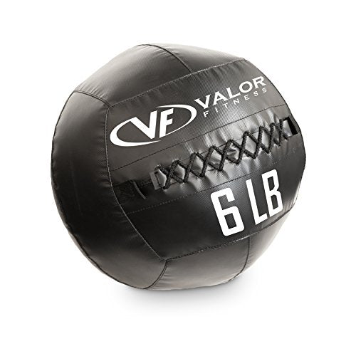Valor Fitness Wall Ball Pros - Medicine Balls - Strength & Conditioning - Cross Training Core Workout Exercise Equipment - Weight Options Available -WBP - color: WBP-6 6lb Wall Ball Pro