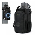 Veyro Magnetic Gym Bag with strong Magnetic Phone Holder - Gym water bottle bag holder for men and women - Compact Gym Crossbody Pouch - Compact Crossbody Pouch (Black)