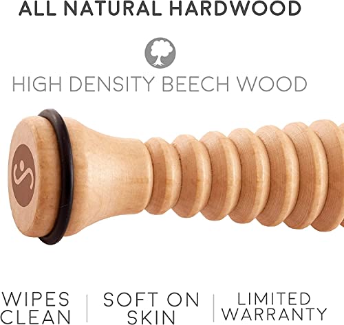 Body Back FSA Eligible Wooden Foot Roller & Foot Star® Massager Ball Bundle - Plantar Fasciitis Relief, Deep Tissue Foot Pain & Arch Massager, Myofascial Release - style: Bundled