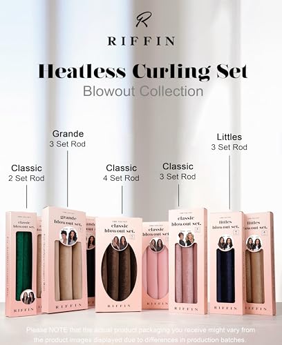 Grande Heatless Curls Overnight Rods - Upgraded Directional Grip Velvet - No Heat Hair Curlers to Sleep, Jumbo Large Hair Rollers Flexible Curling Rods Set for Long Thicker Coarser Hair Blowout Look - color: Blush Pink