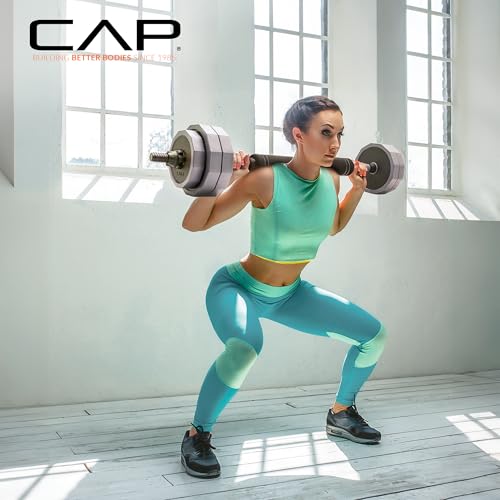 CAP Adjustable Weight Set, Multi-Use Adjustable Dumbbell Set for Home Gym Strength Training, Quick Change Free Weights System, Compact Workout Equipment, Multiple Weight Options - size: 40 lb Plate Pack Addon