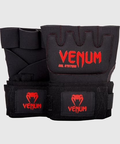 Venum Venum Gel Kontact Quick Wraps - color: Black/Red, size: Medium