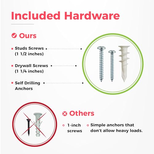 TIDYME Garage Tool Organizer Wall Mount - 32 inches - Sturdy Storage Rack with Adjustable Hooks, Anti-Rust - Easy Installation, 200lbs Capacity - Garden Tool Organizer (02 Racks & 04 Hooks) - size: 32" Carbon Steel with 2 Racks & 4 Hooks