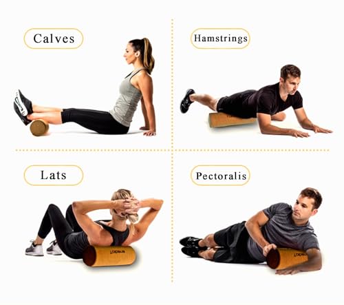 Cork Roller,Foam Rollers Substitute for Muscle Restoration, Massage Therapy, Forcefully Relax Muscles,Sport Recovery and Physical Therapy -18in - size: 17.8 in x 4 in Cylindrical