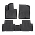 Cartist Custom Fit for Floor Mats Hyundai Santa Fe 2021 2022 2023 (Non-Hybrid) 1st & 2nd Row All Weather Floor Liner Carpet Protection TPE Odorless - size: 3)Hyundai Santa Fe(Non-Hybrid)【2021-2023】