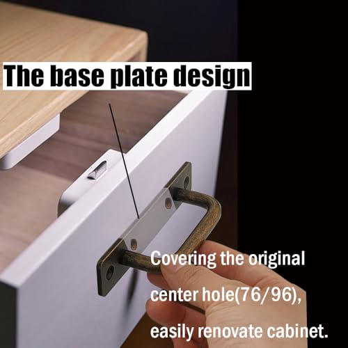 12 Pack 4 1/4 Inch 108 mm Copper Cabinet Handles Aluminum Cabinet Pulls Drawer Pulls - color: Copper, size: 4 1/4 Inch