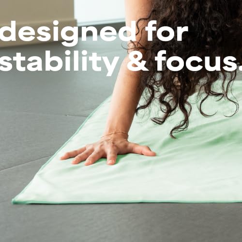 S&T INC. Aura Yoga Mat Towel, Quick Dry Towel, Soft and Absorbent for Gym, Pilates, and Hot Yoga Mat, 1 Pack, 26.5 inches x 72 inches, Microfiber, Sage Green - color: Sage Green