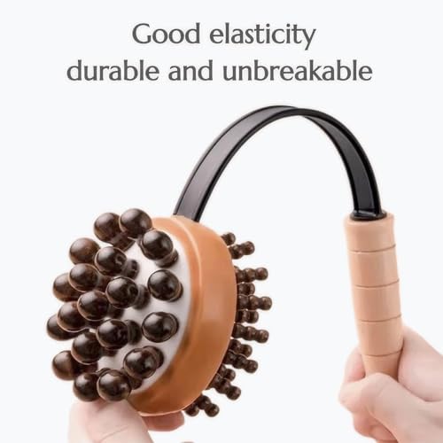 Massage Hammer, Meridians Back Knock Massager, Double Head Back Scratcher Percussion Massager, Manual Massage Hammer for Neck, Leg, Waist