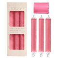 Heatless Curls Overnight Hair Care Set - Jumbo Velvet Hair Curlers | No Heat Hair Rollers for Women, Comfortable Sleep-In Hair Rollers with Satin Scarf, No Heat Damage Curling Rods for All Hair - color: Pink