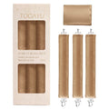 Heatless Curls Overnight Hair Care Set - Jumbo Velvet Hair Curlers | No Heat Hair Rollers for Women, Comfortable Sleep-In Hair Rollers with Satin Scarf, No Heat Damage Curling Rods for All Hair - color: Kahki