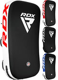 RDX Muay Thai Pad for Training, Curved Kickboxing Kicking Strike Shield, Coaching Kick Boxing, MMA, Martial Arts, Karate, Taekwondo, Punching, Foot, Knee and Elbow Target - color: White