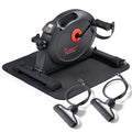 Sunny Health & Fitness Smart Under-Desk Bike Exerciser, Low-Impact Cardio Cycling Equipment for Home/Office, Mini Paddler for Arm/Leg Mobility Training, Free SunnyFit App - color: Dark Grey