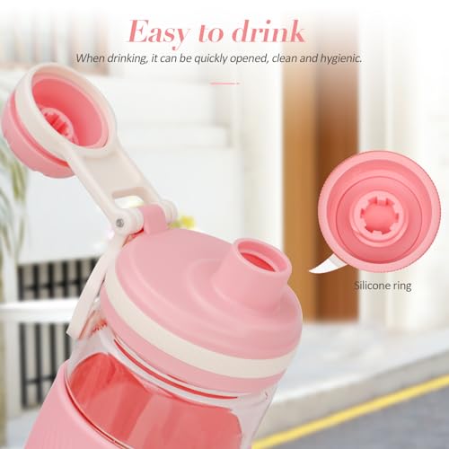 Shaker Bottle, Pink, 650ml/23oz - color: Pink