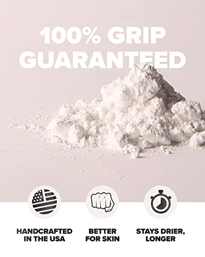 Friction Labs Premium Loose Climbing Chalk - High-Performance Hand Chalk with Superior Grip for Bouldering, Climbing, Weightlifting & More - Long Lasting & Skin Friendly Powdered Chalk - size: 2.5 oz/70.8 g - Loose Chalk, style: Chunky Texture - Gorilla G
