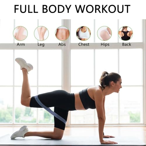 Yoga Knee Support Pad for Women Pilates Kneeling Cushion | Elbows Wrist Hands Head Foam Extra Thick Men Exercise Knees Pads Set of 6 Pieces - color: Gray
