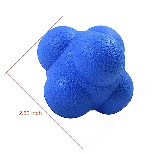 AIRLAXER Reaction Ball,Reflex Ball for Hand Eye Coordination Training,2.83 inch,Pack of 3-Orange,Blue,Green