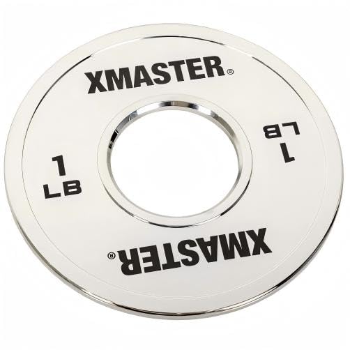 XMASTER FITNESS Chrome Steel Change Plates - size: 1LB Pair