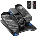 Under Desk Elliptical Machine for Senior Mini Elliptical Leg Exerciser with Remote Quiet Portable Electric Seated Foot Pedal Exerciser for Home Office - size: Mini