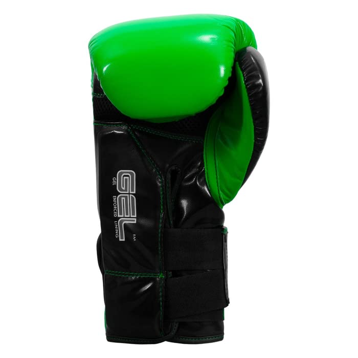 TITLE Boxing Gel Glory Super Bag Gloves 2.0 - Boxing Gloves, Punching Bag Gloves, Kickboxing Gloves, Punching Gloves, Heavy Bag Gloves, Boxing Gloves Men, Boxing Gloves Women, Boxing Equipment - color: Lime/Black, size: 14 oz
