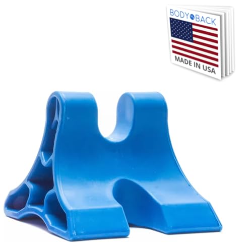 Body Back Davinci Tool (Blue) -USA Made- Extra Firm Neck Tension Relief & Pressure Point Massage Tool - Occipital Release Tool - Cervical Traction Device- Suboccipital Release Device - Neck Stretcher - style: Extra Firm - Blue