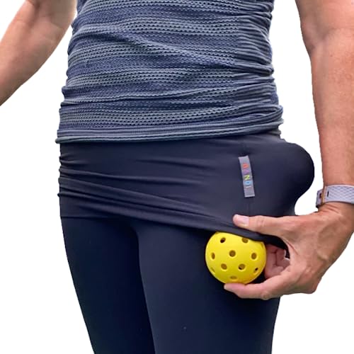 BANDI Ball Band - Pickleball & Tennis Ball Holder, Secure Sports Accessory for Easy Carry, Comfortable Elastic Band, Adjustable Fit for Active Players, Convenient for On-the-Go Use - color: Black, size: X-Large