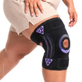 Plus Size Knee Brace 5XL-6XL, Adjustable Wrap for Thick Thighs | Fits up to 35.4 in thigh with open patella comfort and extra long straps. Measure thigh, not clothing size - size: 5XL/6XL