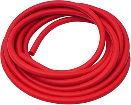 Feelers Natural Latex Rubber Tubing Tube 1/2" (12mm) ID x 5/8" (17mm) OD Red Speargun Band Slingshot Catapult Tube Rubber Hose, 3M Length - size: 5/8"OD x 1/2"ID, style: 3M