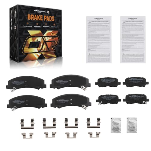 maXpeedingrods D1159 D999 Front Rear Brake Pad Set for Chevrolet Impala 2010-2016 - size: D1159&D999
