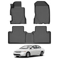 Civic Floor Mats - Car Mats for Honda Civic 2006-2011(Not Fit Coupe Model), All Weather Floor Mat for Civic Accessories, Heavy Duty Rubber Mats, Car Accessories - size: 4)Honda Civic【2006-2011】