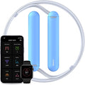 Tangram Smart Rope Rookie – Smart Jump Rope with Counter & App, Bluetooth Fitness Tracker, Adjustable Jump Rope for Weight Loss, Cardio, HIIT & Home Workouts - color: Blue