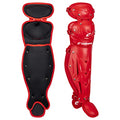 Champro Optimus MVP Double Knee Leg Guard - color: Scarlet, size: 16.5"
