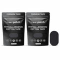 Deluxe Multipurpose Band, Quick Application, Removes Easily, Secure, Invisible Grip, Versatile Adhesive for Everyday (Black) (60-Piece) - size: 60-Piece