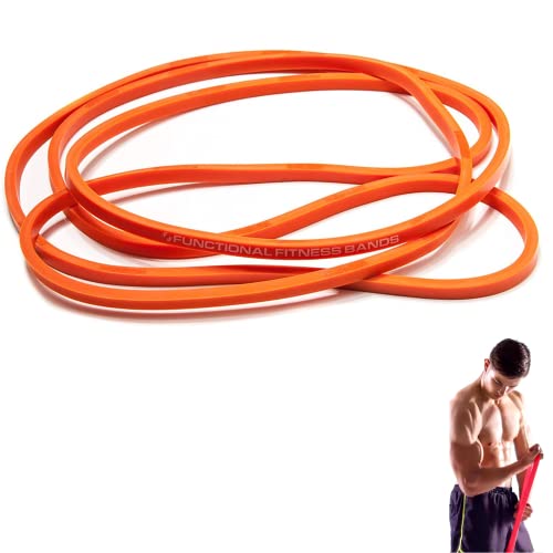 Functional Fitness Pull Up Bands Resistance Bands | Exercise Bands for Working Out | Long Stretch Bands for Exercise, Training Bands, Resistance Bands for Stretching - color: Orange, size: 1/4" 5-15 lbs.