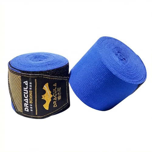 Toichi Hand Wraps for Boxing, Muay Thai, MMA –5M/197 Inches Kickboxing Hand Wraps for Men & Women, Protective Training Wrist Strips for Combat Sports, Martial Arts, Punching Bag Workout - color: Royal Blue