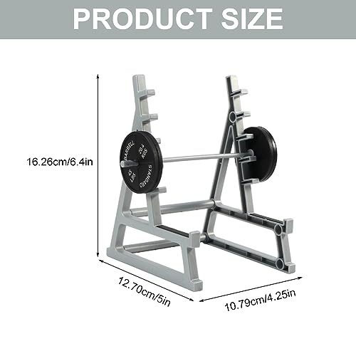 Barbell Rack Pen Holder, Squat Rack Pen Holder for Fitness Enthusiasts and Weightlifting Fans, Gym Theme Decorations Gift, Fun Desk Accessories (As Shown)