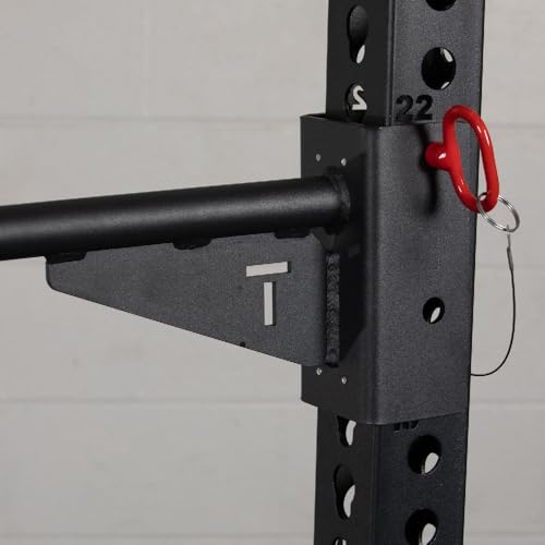Titan Fitness Rack Mounted Youth Pull-Up Bar, Fits T-3, X-3, or TITAN Series Power Rack, Chin-Up Station, Workout Bar, Rated 225 LB Capacity
