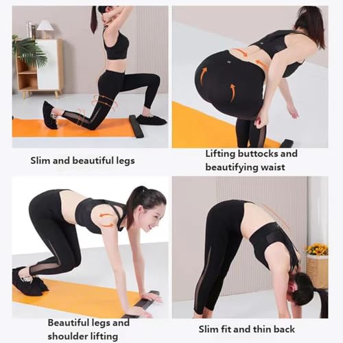 Fitness Mat Skating Slide Board Household Sliding Fitness Training Board for Ice Hockey Roller Skating Leg Exercise Thicken Sliding Workout Mat - size: 200x50cm OR