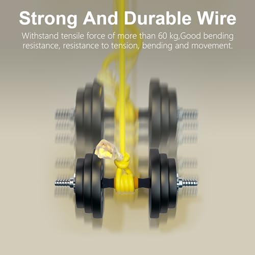 HUANCHAIN 3 Pack 3 ft 12/3 Gauge Heavy Duty Outdoor Extension Cord Waterproof with Lighted, Flexible Cold Weather 3 Prong Electric Cord Outside, 15A 1875W 125V 12AWG, Yellow, ETL Listed - color: Yellow, size: 3FT-3pcs
