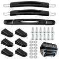 FINGERINSPIRE 3-Pack Luggage Handle Grip Replacement Black Suitcase Handle Replacement Kit PVC Luggages Grip with Alloy Findings Universal Luggage Handles Grips for Suitcase Travel Handle Accessories